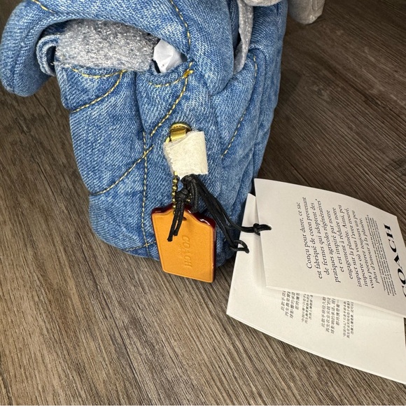 Coach Tabby 26 Blue Jean Quilted Shoulder Handbag - Picture 10 of 16